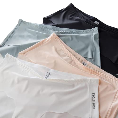 Women's Ice Silk Blend Invisible Lines No Show Hipster Panty (Free Size 28 Till 34) 13162