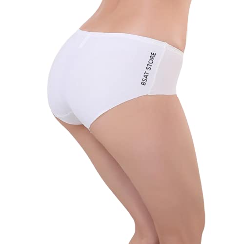 Women's Ice Silk Blend Invisible Lines No Show Hipster Panty (Free Size 28 Till 34) 13162