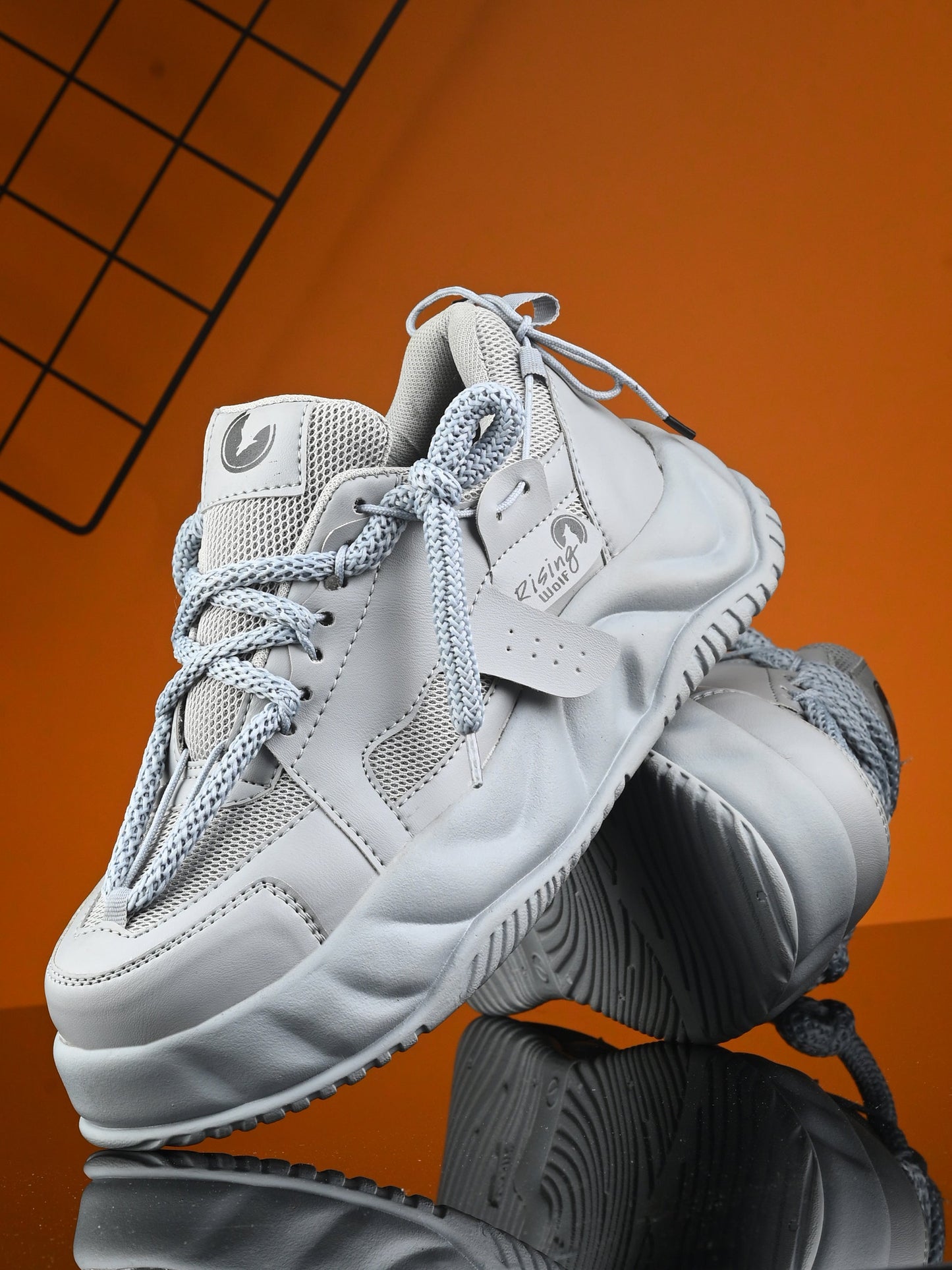 Grey Sport Shoes 18894