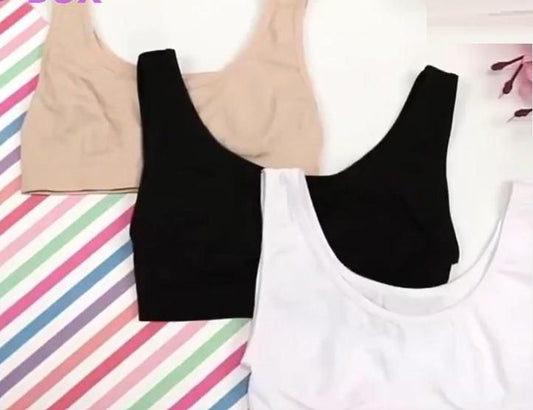 Women's Multicolor Air Bra Pack Of 3 Free Size k72d12-5v