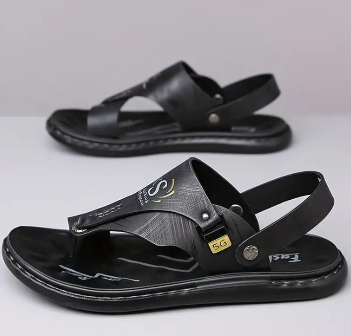 Men's Casual Synthetic Leather Sandal k72d12-5v
