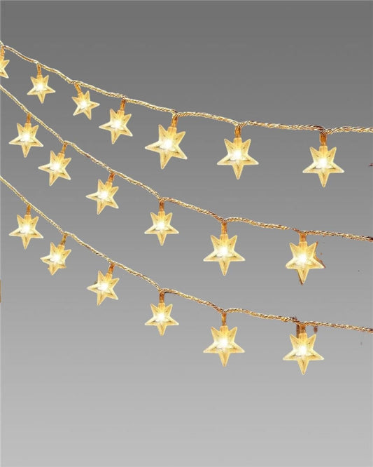Serial String Star Lights for Decoration k72d12-5v