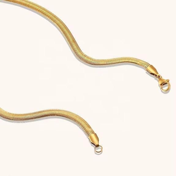 Men's Golden Snake Chain k72d12-5v