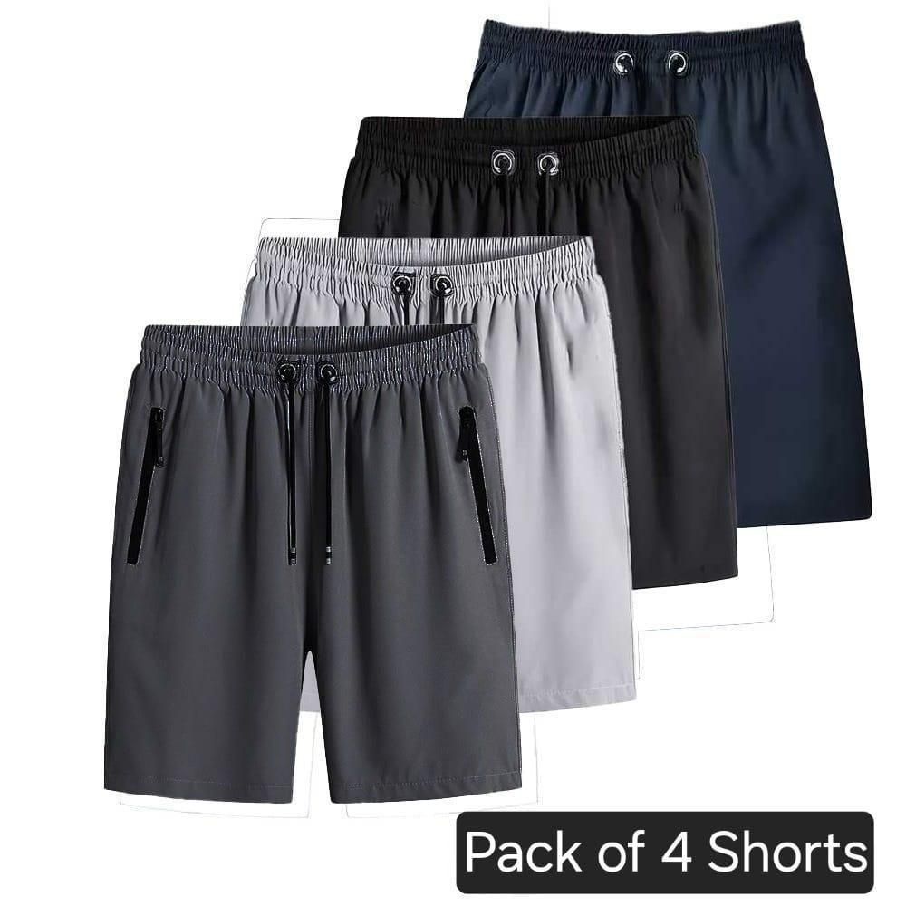 Combo of 3 Men's Stretchable Cotton Shorts k72d12-5v