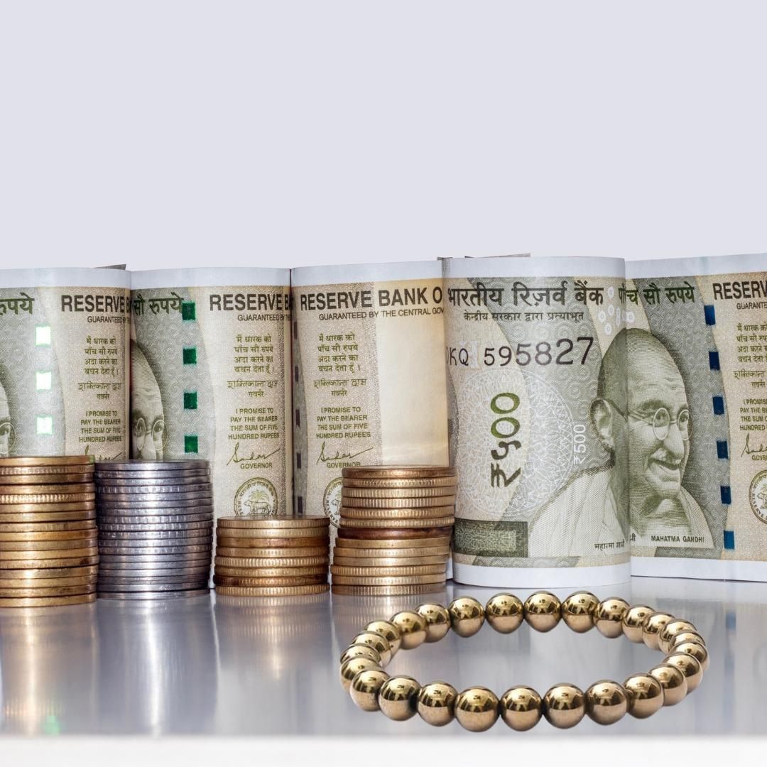 Golden Pyrite Bracelet - 8mm Beads k72d12-5v