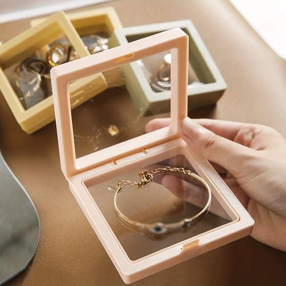 3D floating display Frame Case Jewellery Organizer (2pc) k72d12-5v