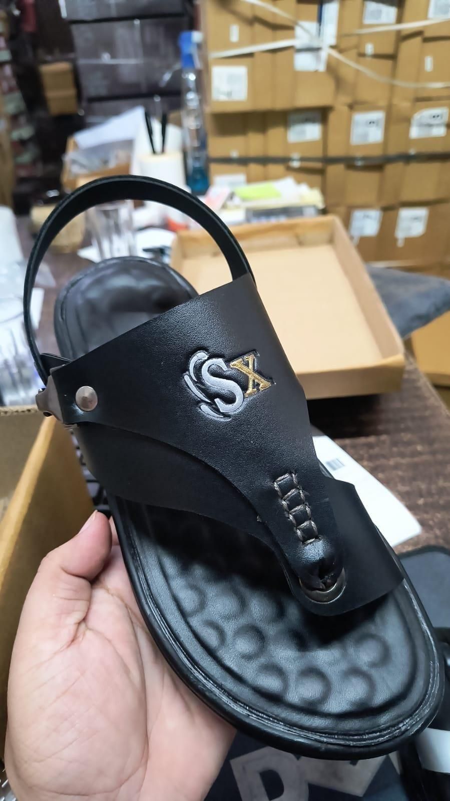 Men's Casual Synthetic Leather Sandal k72d12-5v