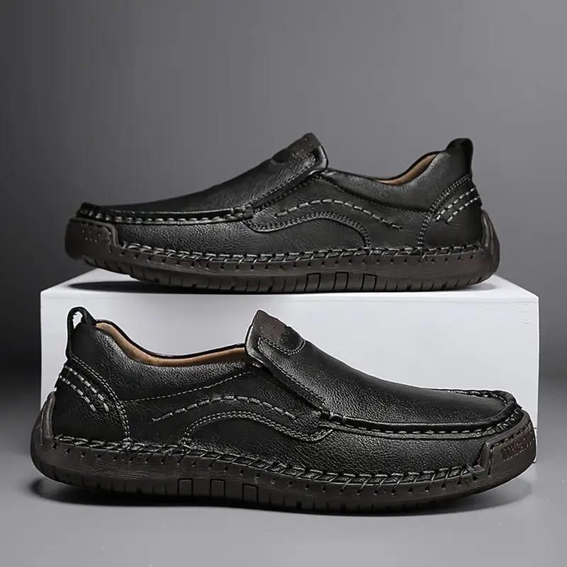 Men's Stitching Breathable Anti-skid Slip On Shoes k72d12-5v