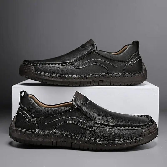 Men's Stitching Breathable Anti-skid Slip On Shoes k72d12-5v
