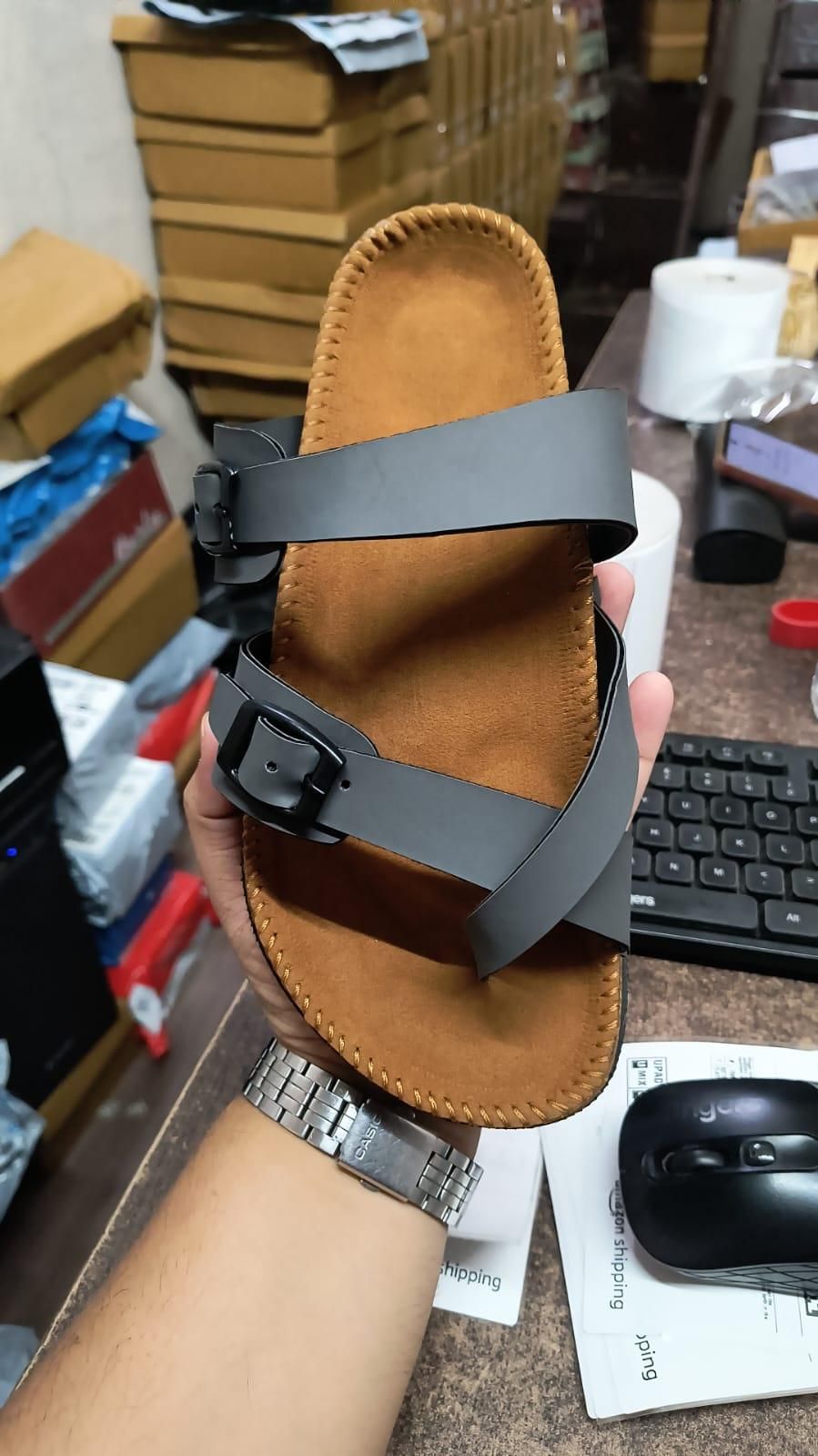 Men's Casual Flat Sandal k72d12-5v