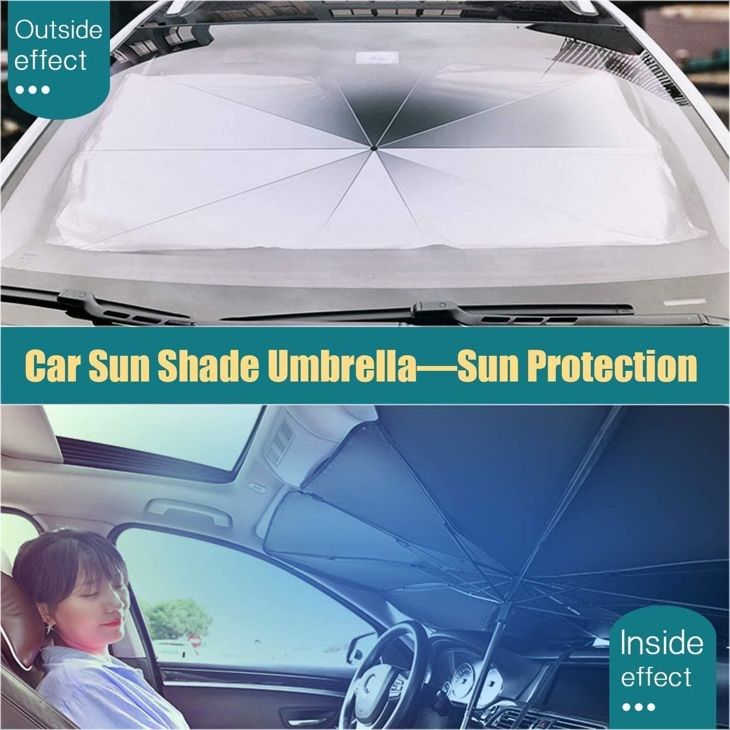 Car Windshield Sun Shade Umbrella� k72d12-5v