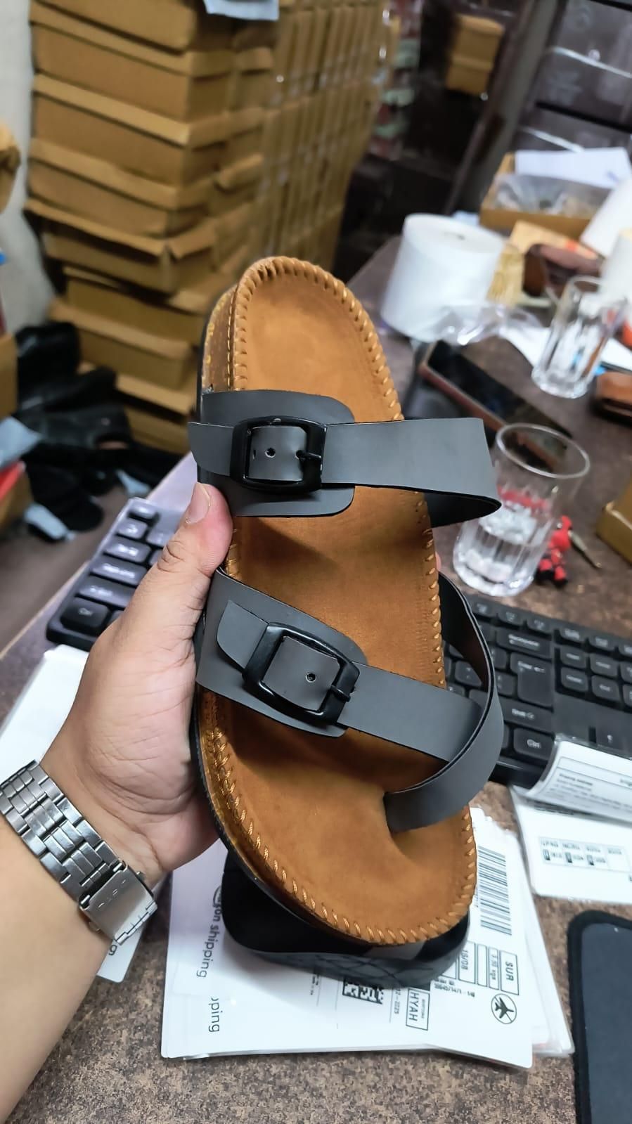 Men's Casual Flat Sandal k72d12-5v
