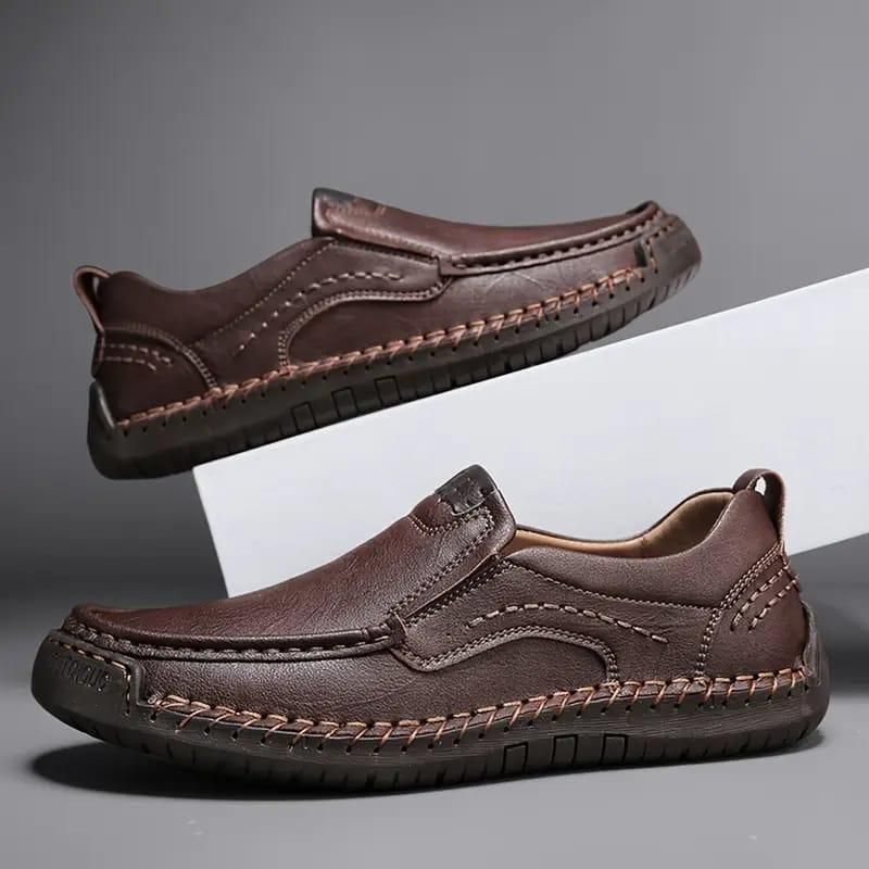 Men's Stitching Breathable Anti-skid Slip On Shoes k72d12-5v