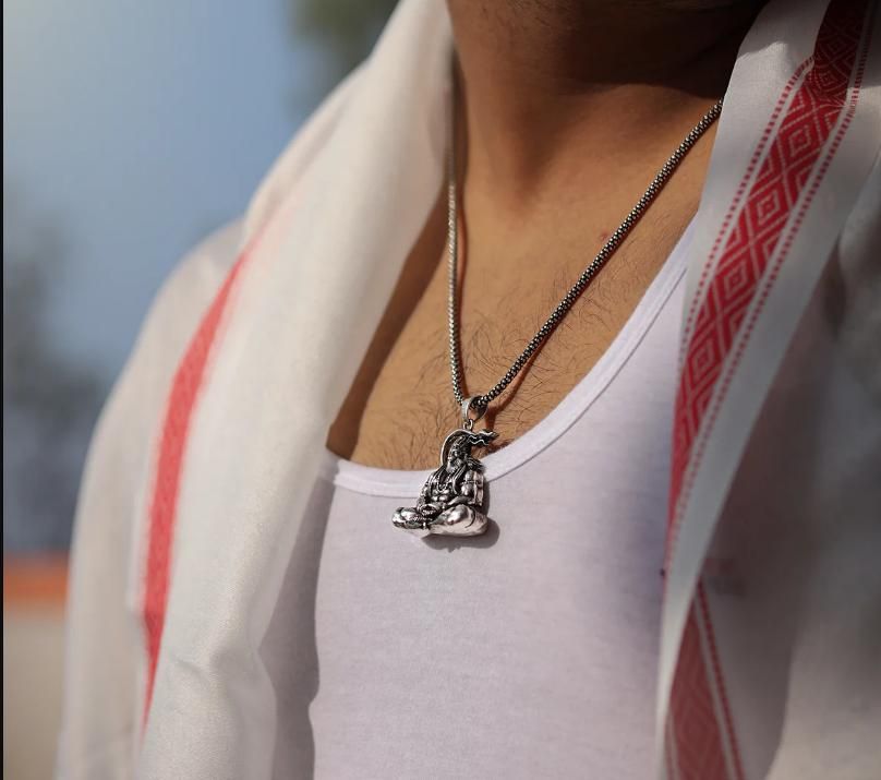 Hanuman Silver Locket