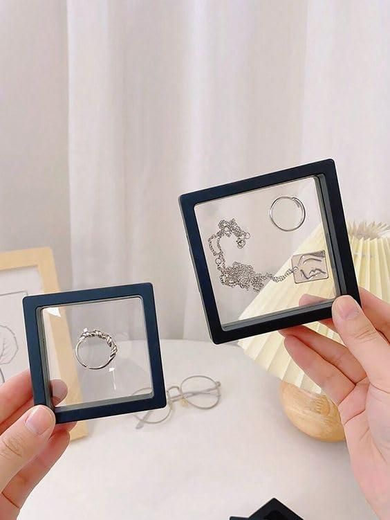 3D floating display Frame Case Jewellery Organizer (2pc) k72d12-5v