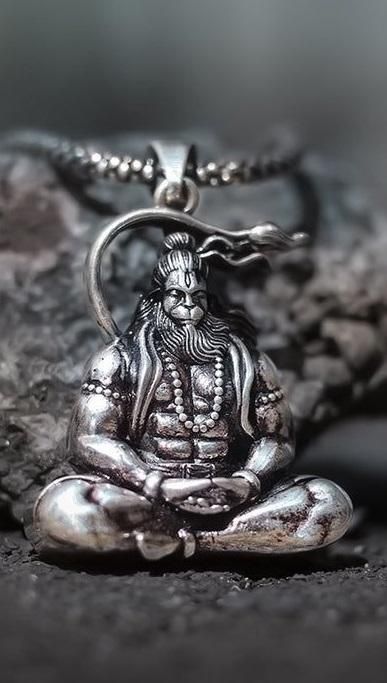 Hanuman Silver Locket