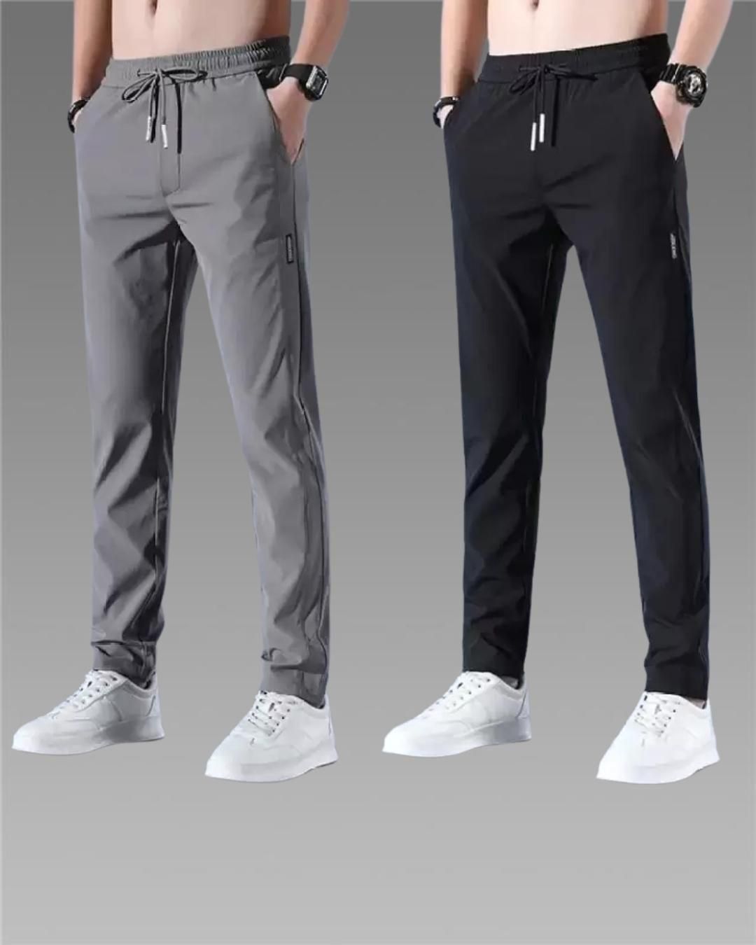Men's NS Lycra Track Pants- Pack of 2 k72d12-5v