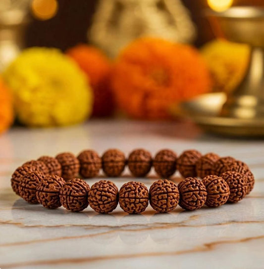7 Mukhi Rudraksha Bracelet k72d12-5v