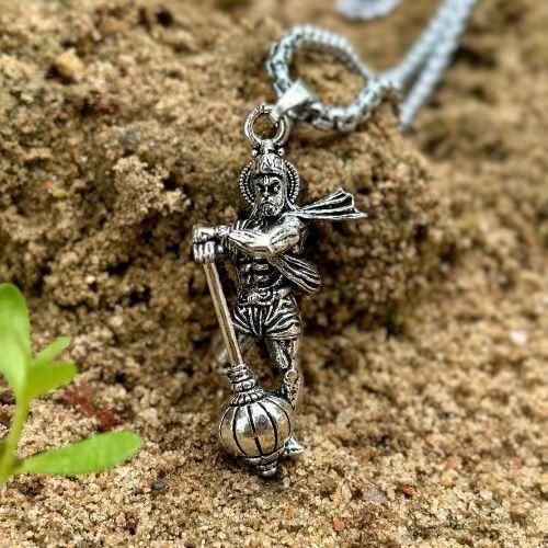 Lord Hanuman Chain With Pendant (Pack of 4) k72d12-5v