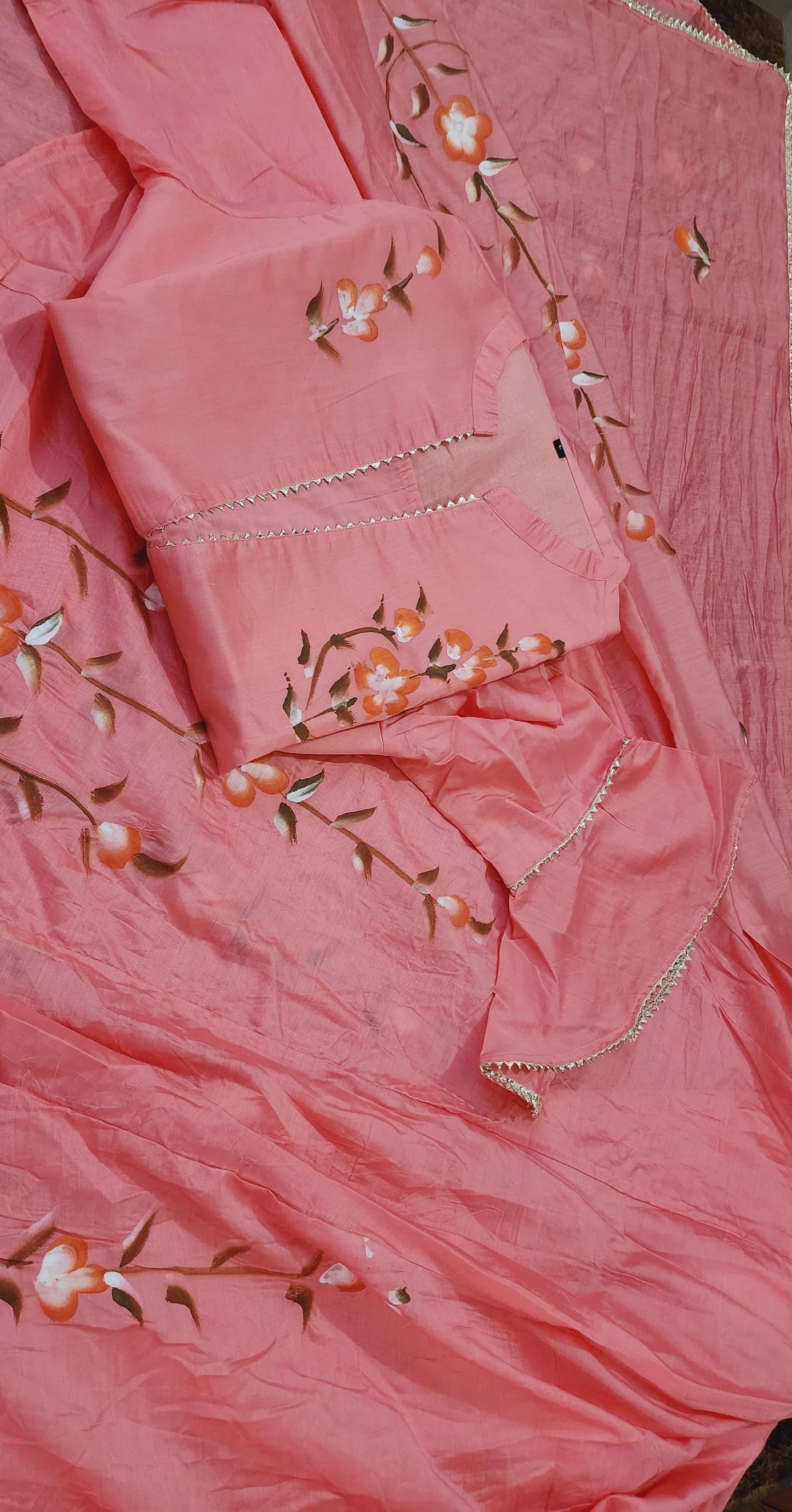 Peach Lehenga Choli Dream Cather