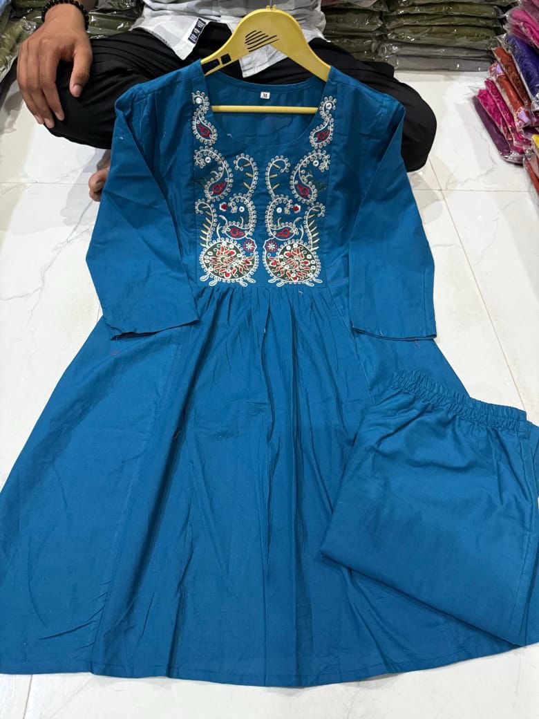 Embroidered Cord Set with Pants – Stylish & Comfortable Outfit for Women Dream Cather