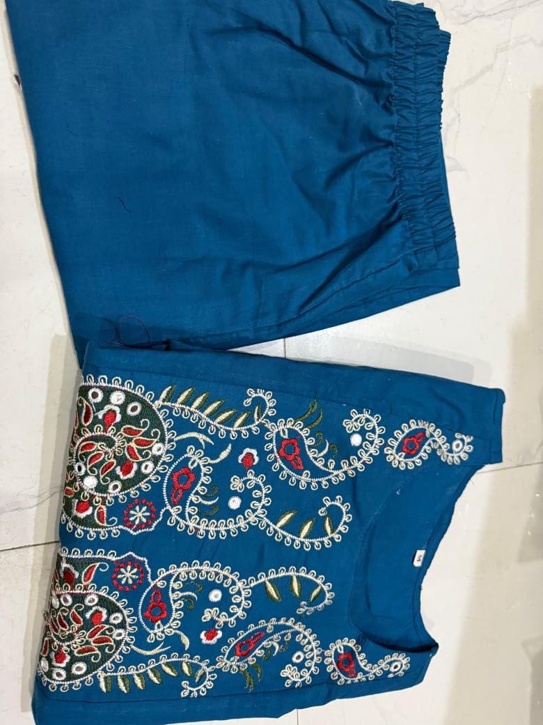 Embroidered Cord Set with Pants – Stylish & Comfortable Outfit for Women Dream Cather