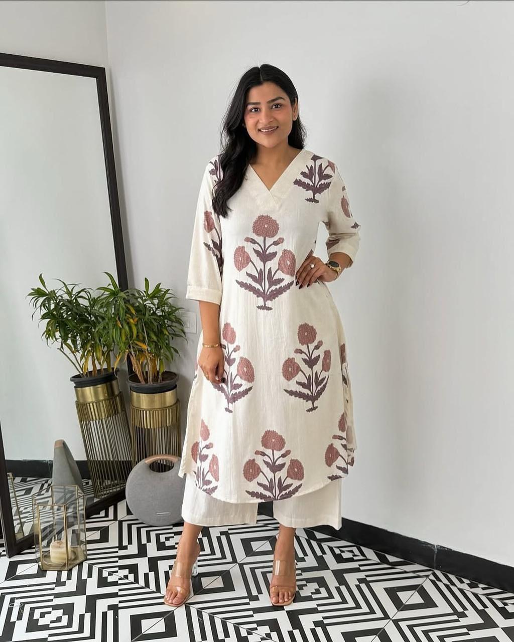 Kurta with Palazzo Set – Summer Essentials for Women Dream Cather