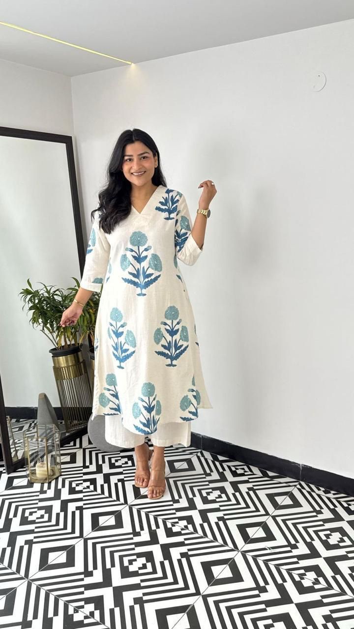 Kurta with Palazzo Set – Summer Essentials for Women Dream Cather