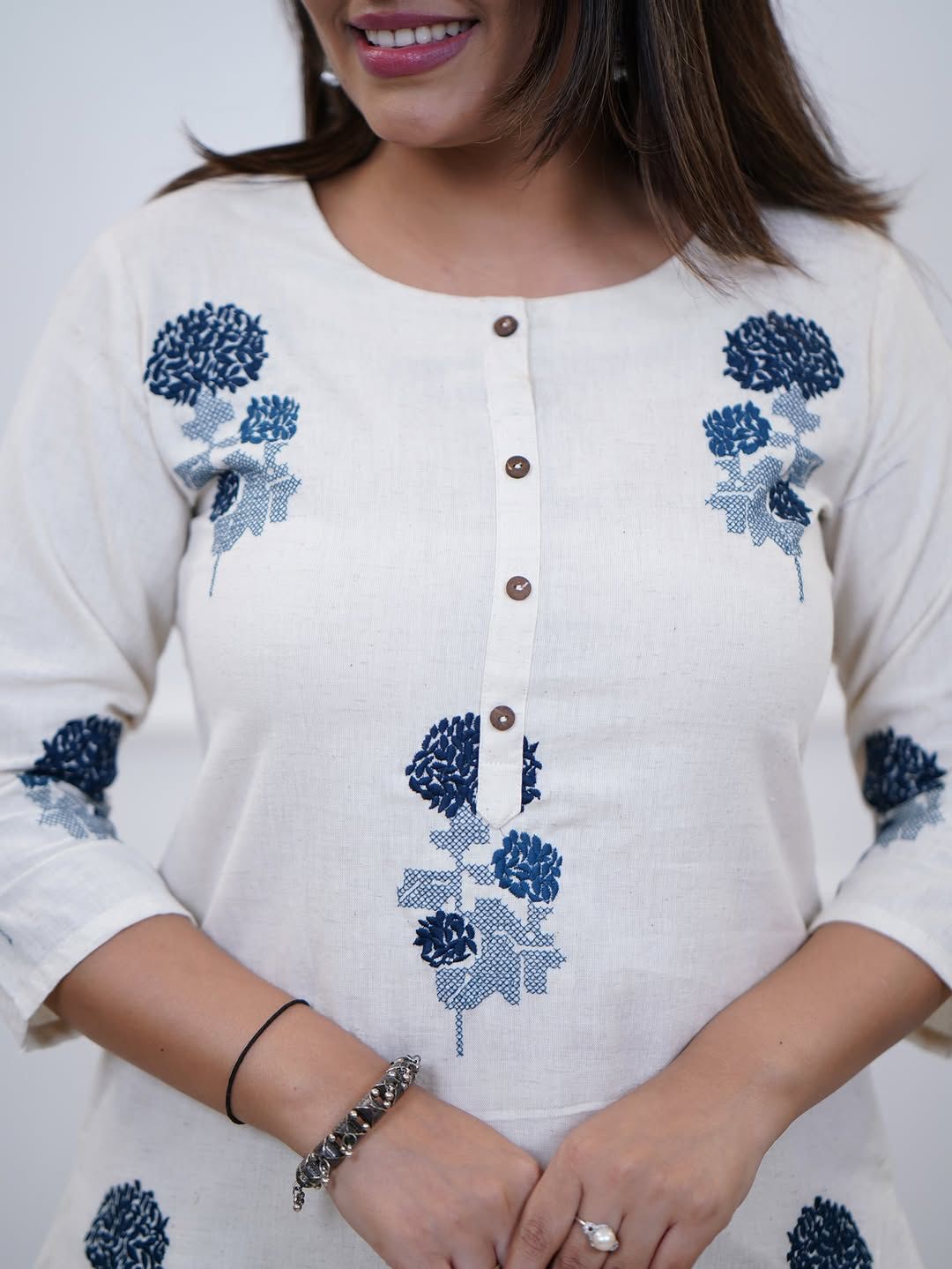 Summer Special Cotton Flex Kurta Set with Embroidery Dream Cather