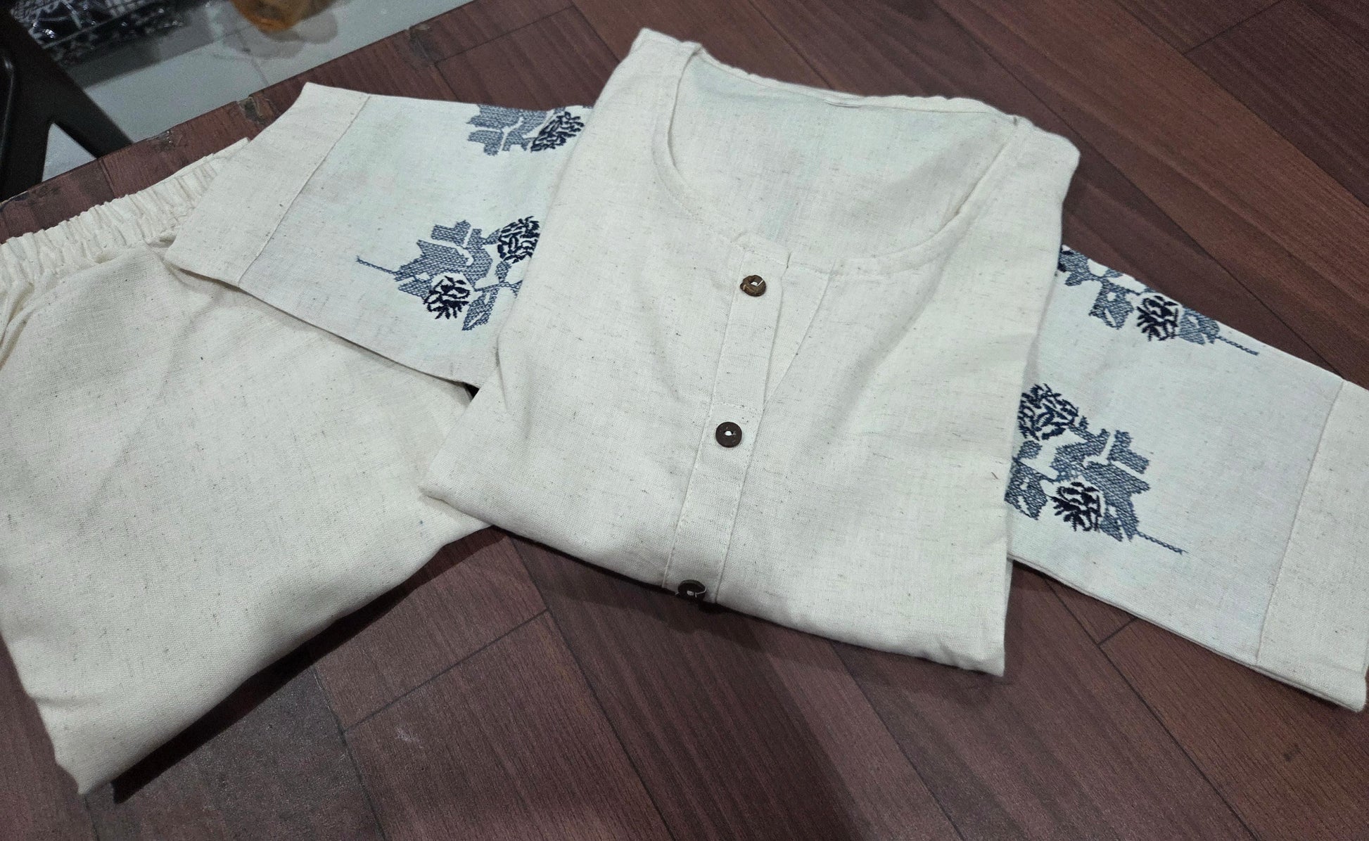 Summer Special Cotton Flex Kurta Set with Embroidery Dream Cather