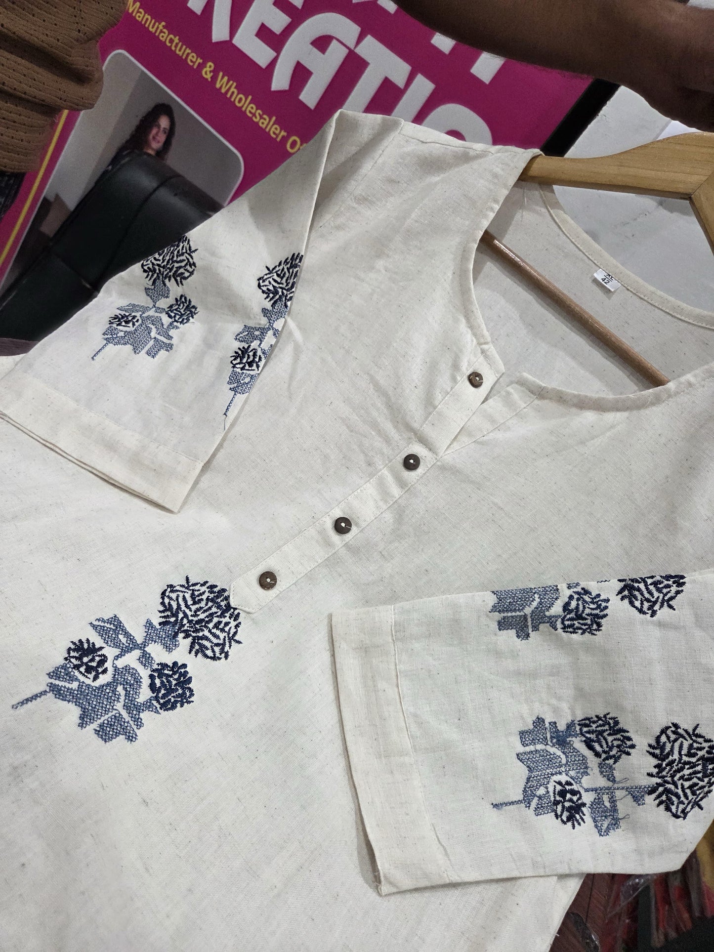 Summer Special Cotton Flex Kurta Set with Embroidery Dream Cather