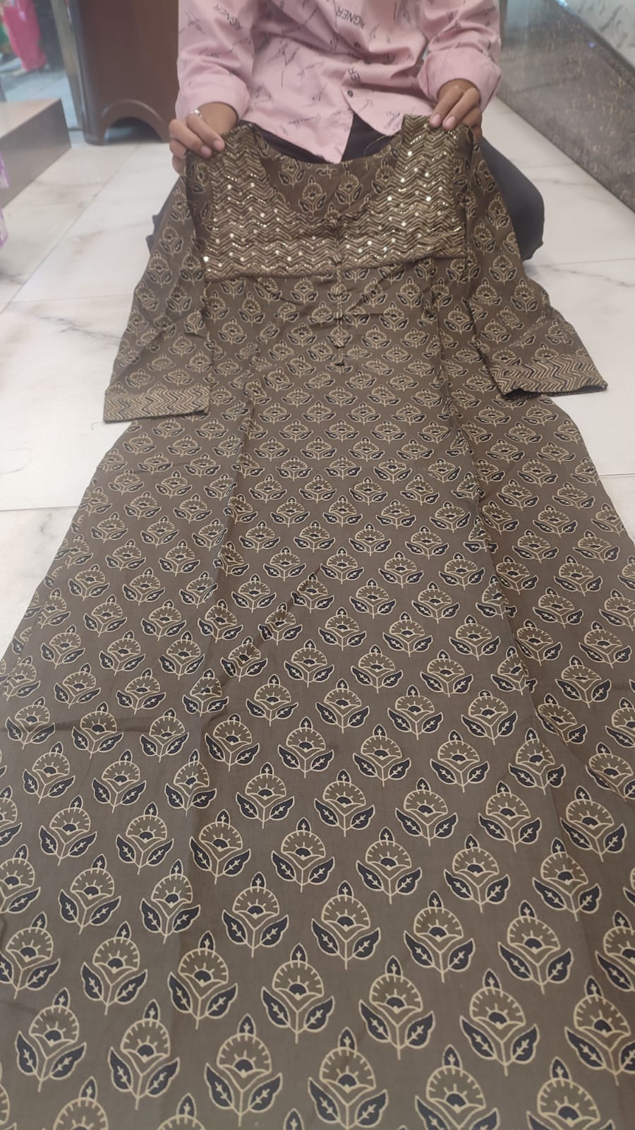 Premium Cotton Hand Block Print Suit Set Dream Cather