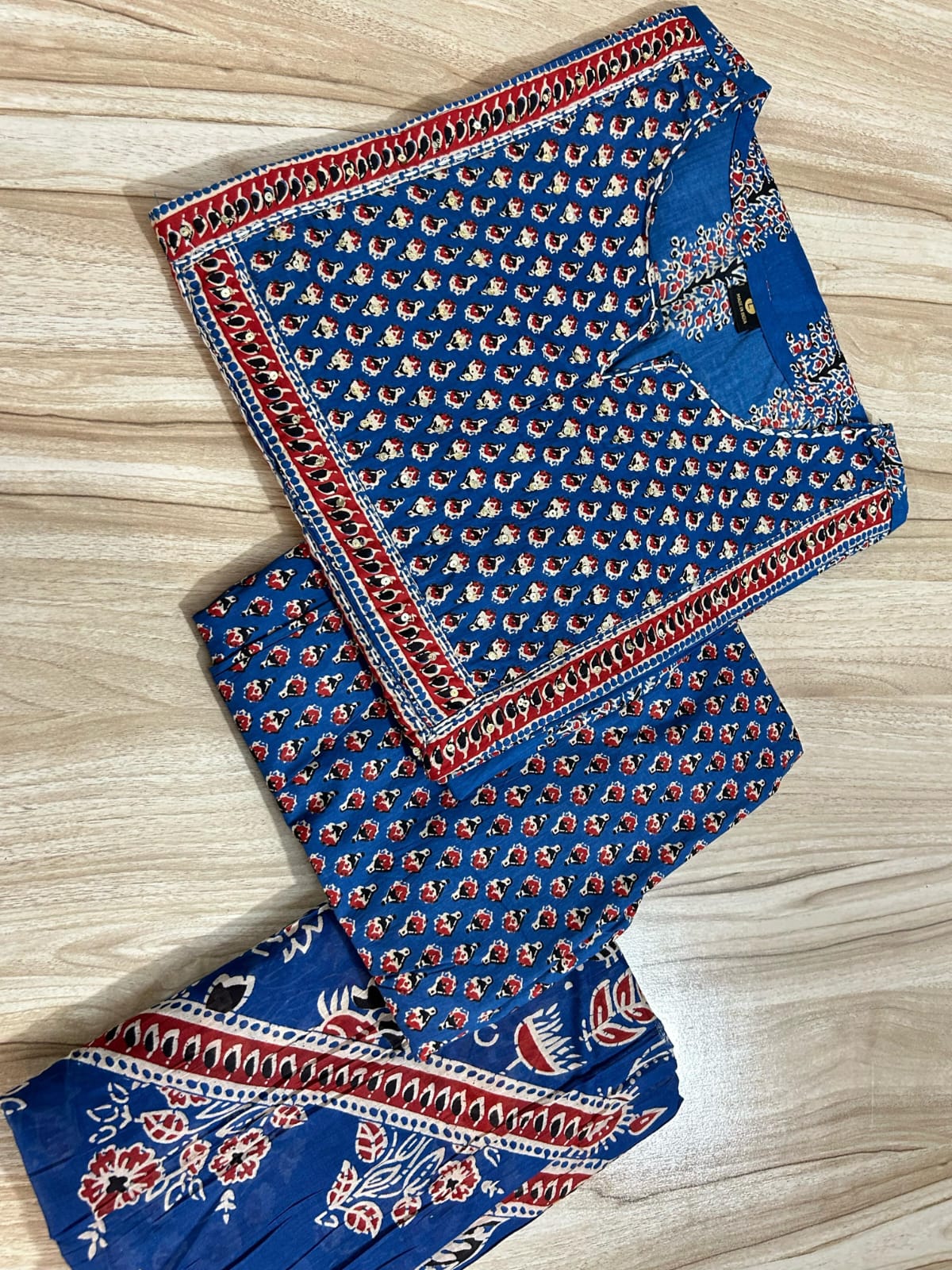 Ajrakh Print Straight Kurta Dream Cather