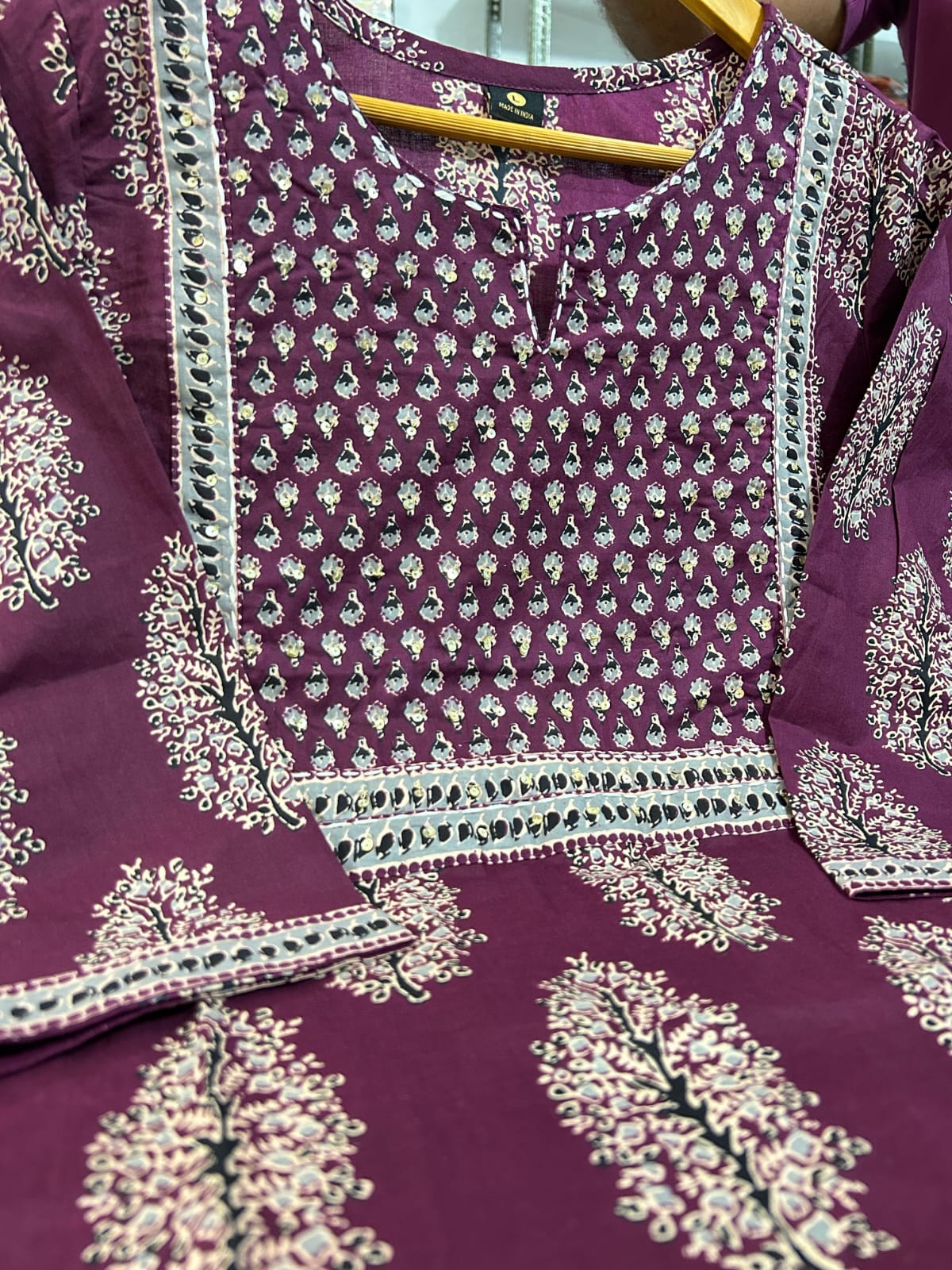 Ajrakh Print Straight Kurta Dream Cather