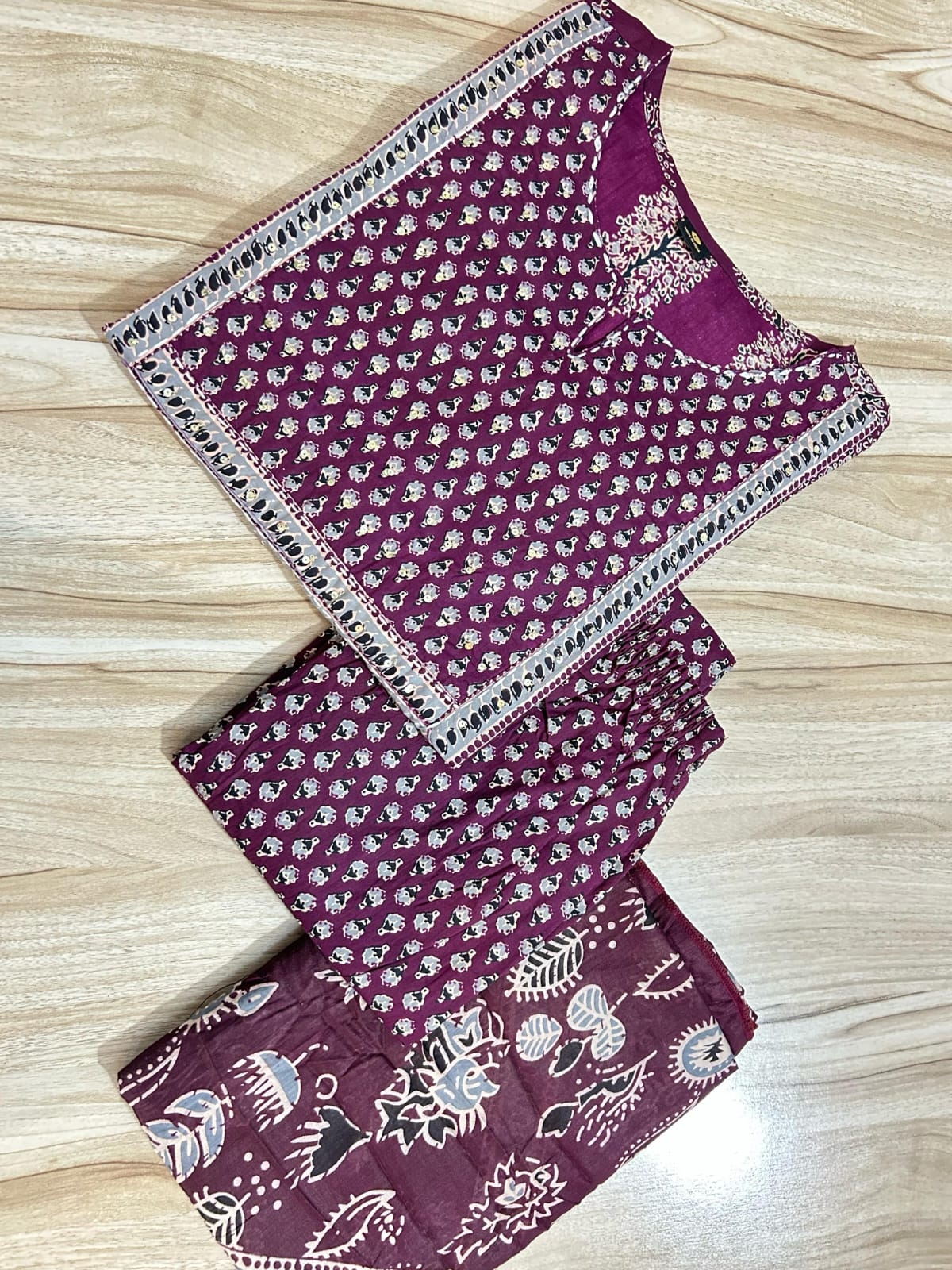 Ajrakh Print Straight Kurta Dream Cather