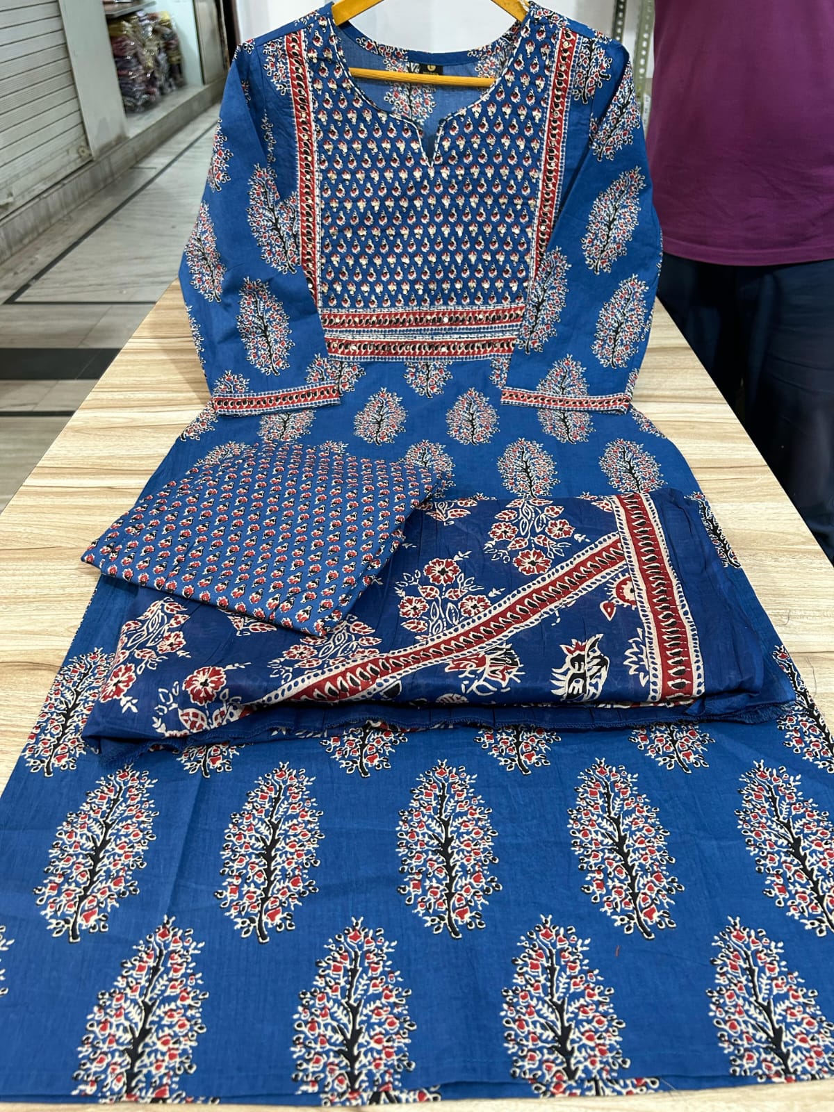 Ajrakh Print Straight Kurta Dream Cather