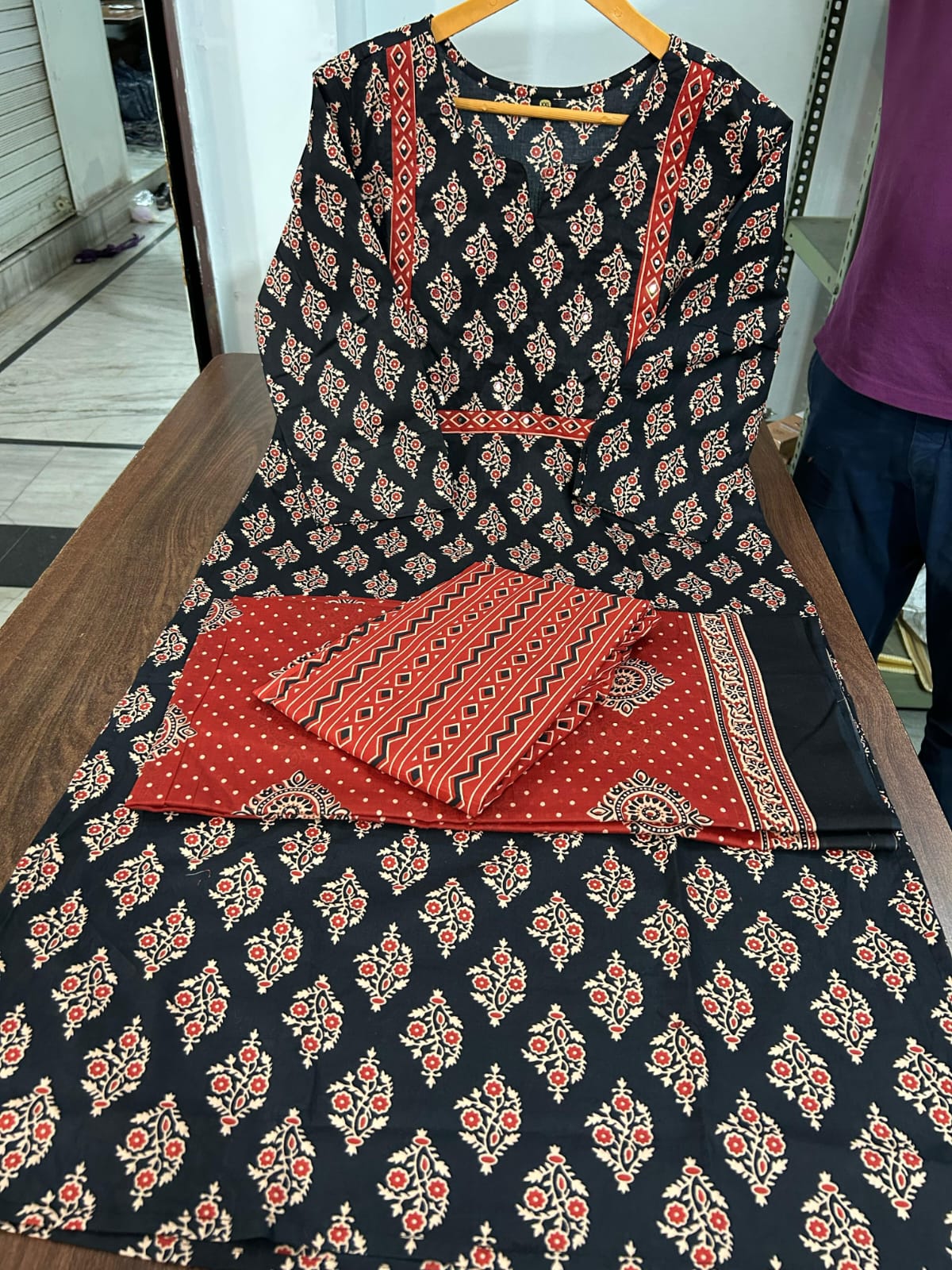 Ajrakh Print Straight Kurta Dream Cather