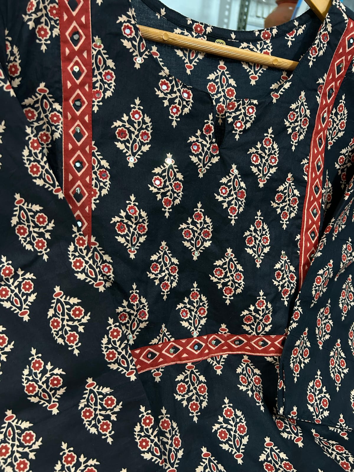 Ajrakh Print Straight Kurta Dream Cather