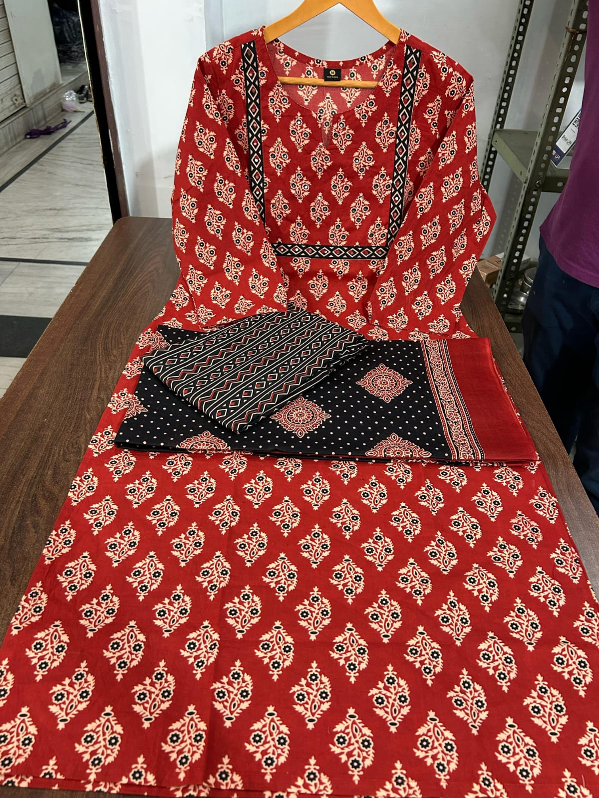 Ajrakh Print Straight Kurta Dream Cather