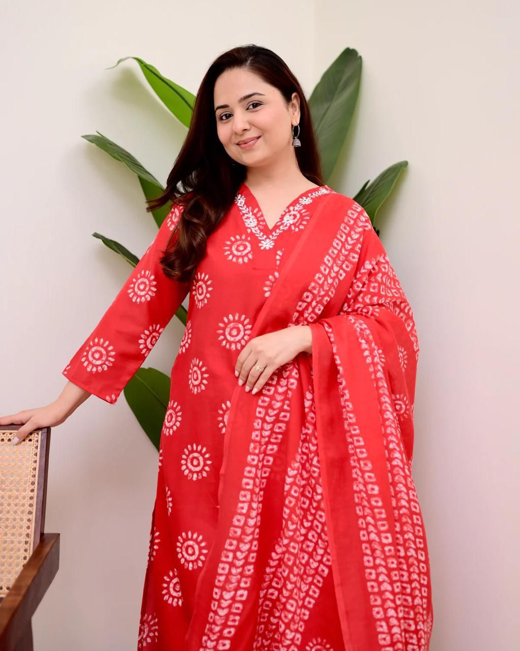 Floral Print Straight Kurta Dream Cather