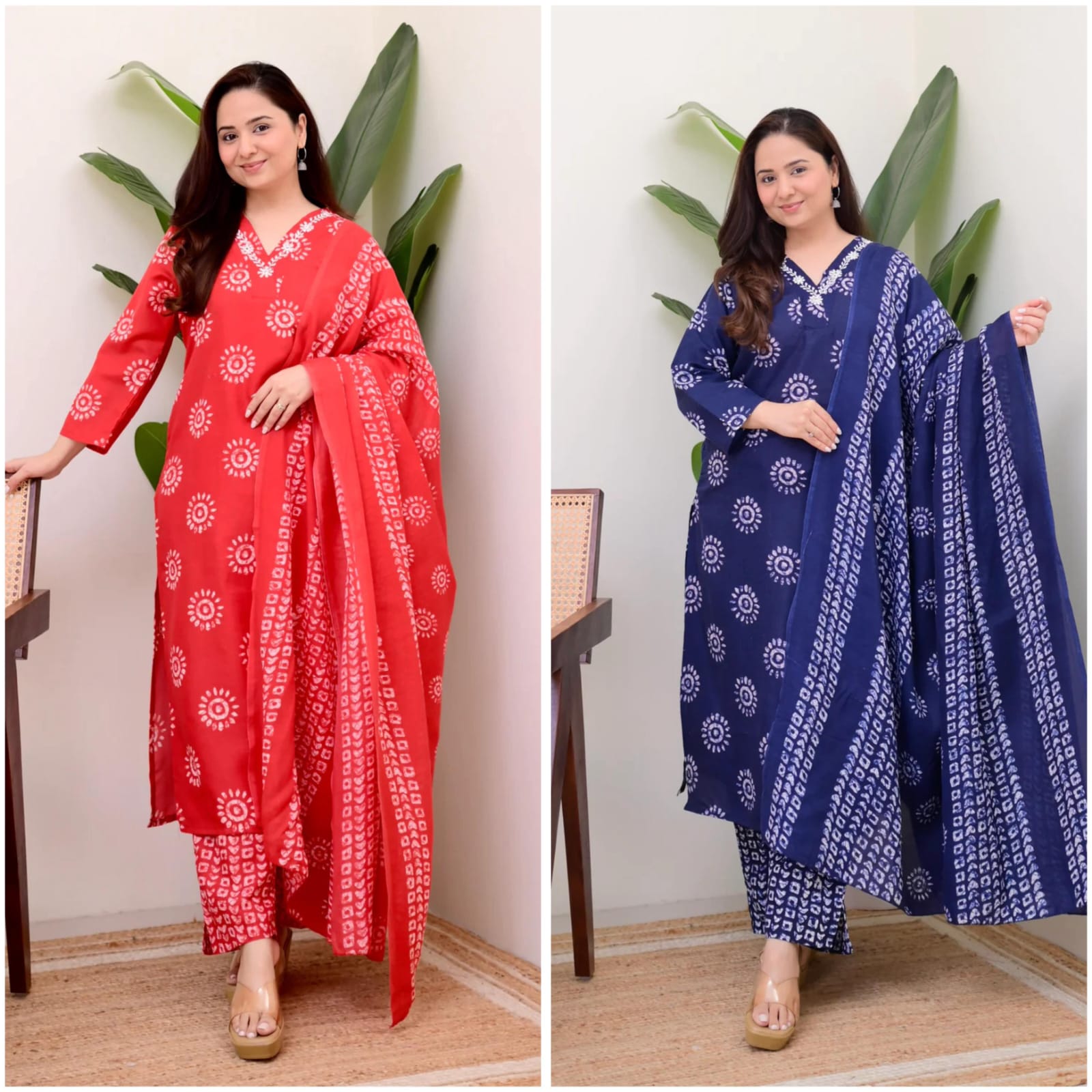 Floral Print Straight Kurta Dream Cather