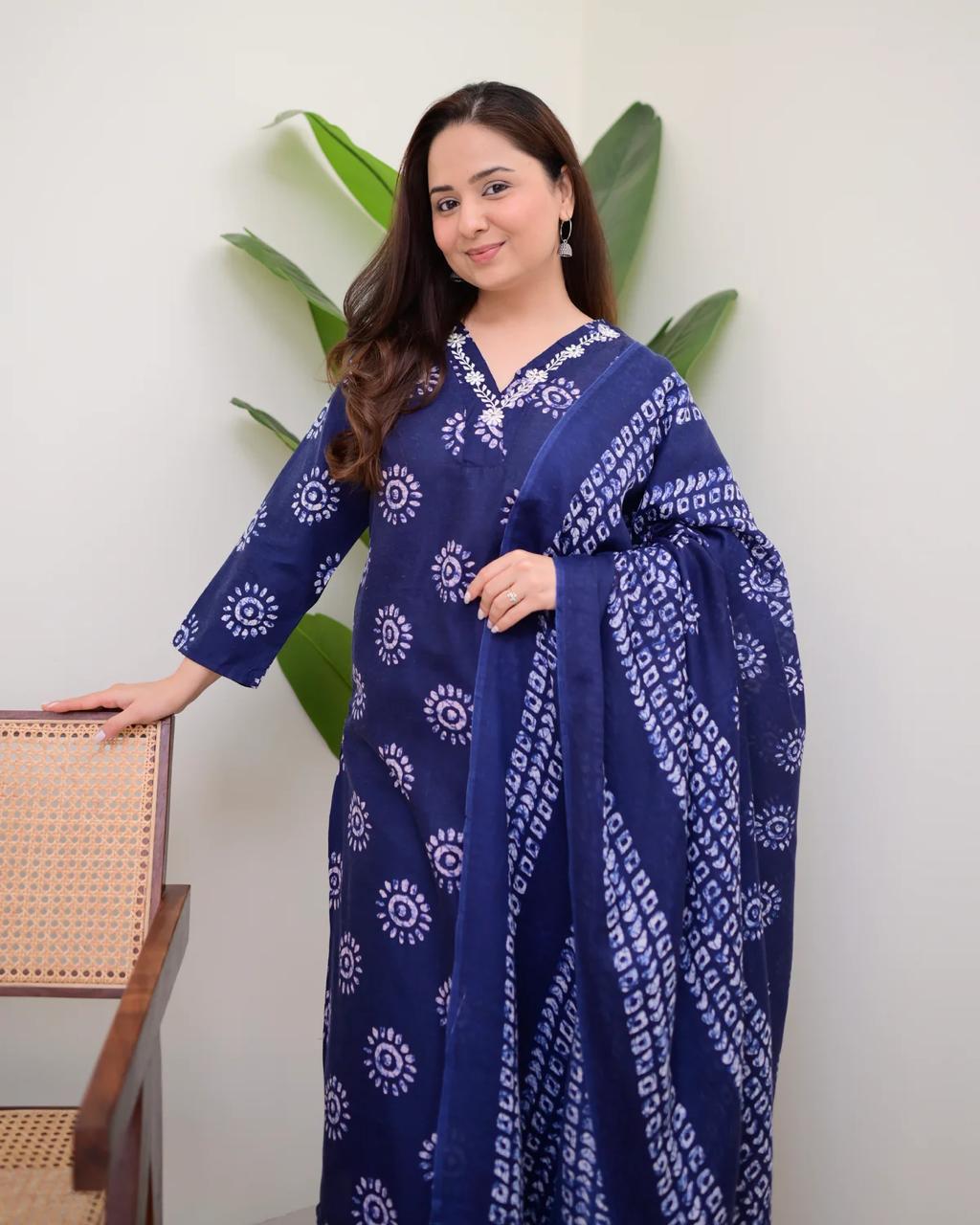 Floral Print Straight Kurta Dream Cather