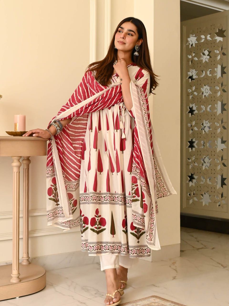 Cotton Leheriya Suit Dream Cather