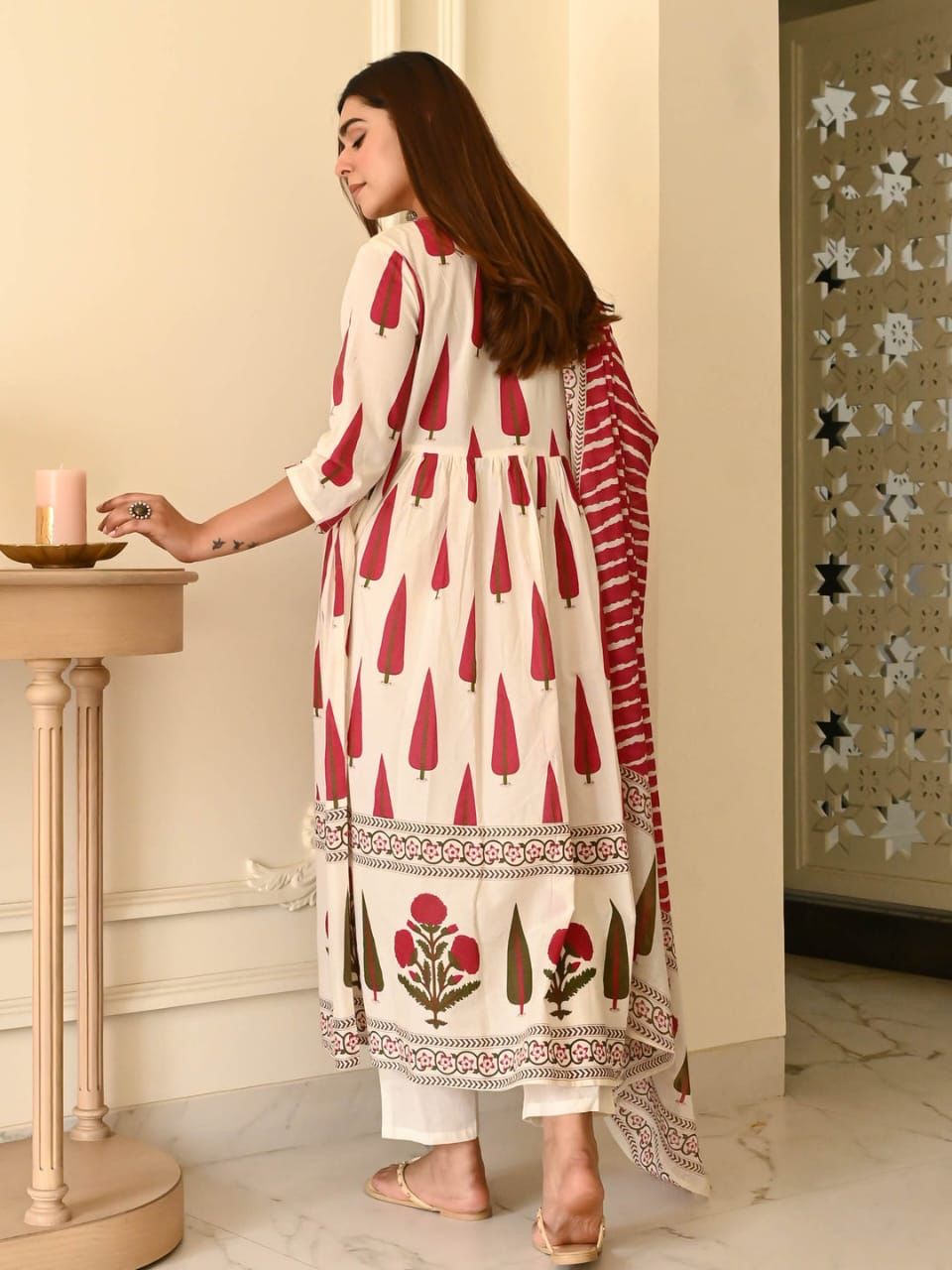 Cotton Leheriya Suit Dream Cather