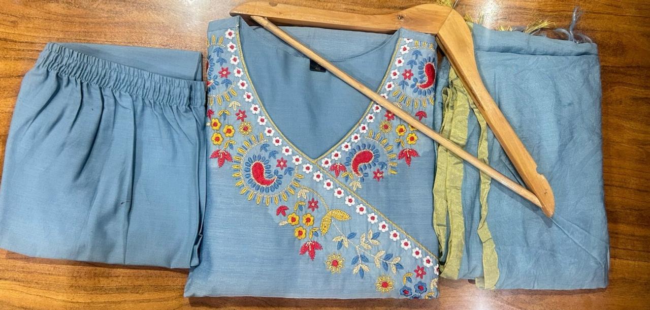 Angrakha Kurti Pant & Dupatta Dream Cather