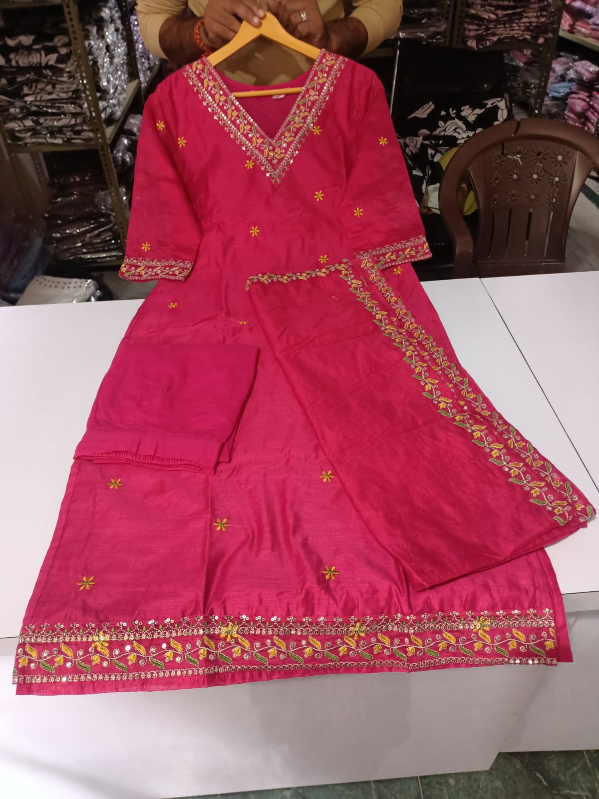 Elegant Chanderi Kurta Dream Cather