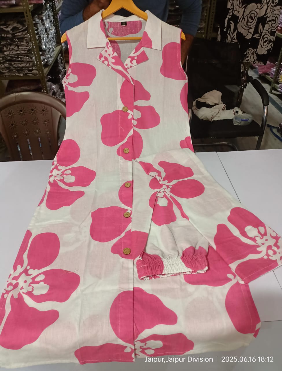 Floral Cotton Kurti Dream Cather