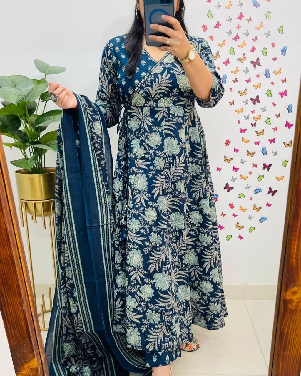 Anarkali Angrakha Kurta Dream Cather