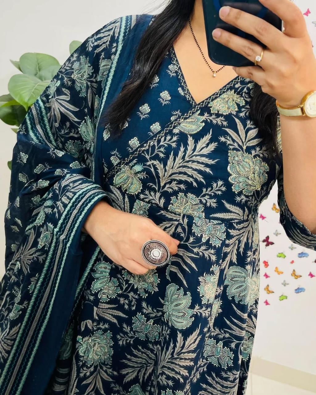 Anarkali Angrakha Kurta Dream Cather