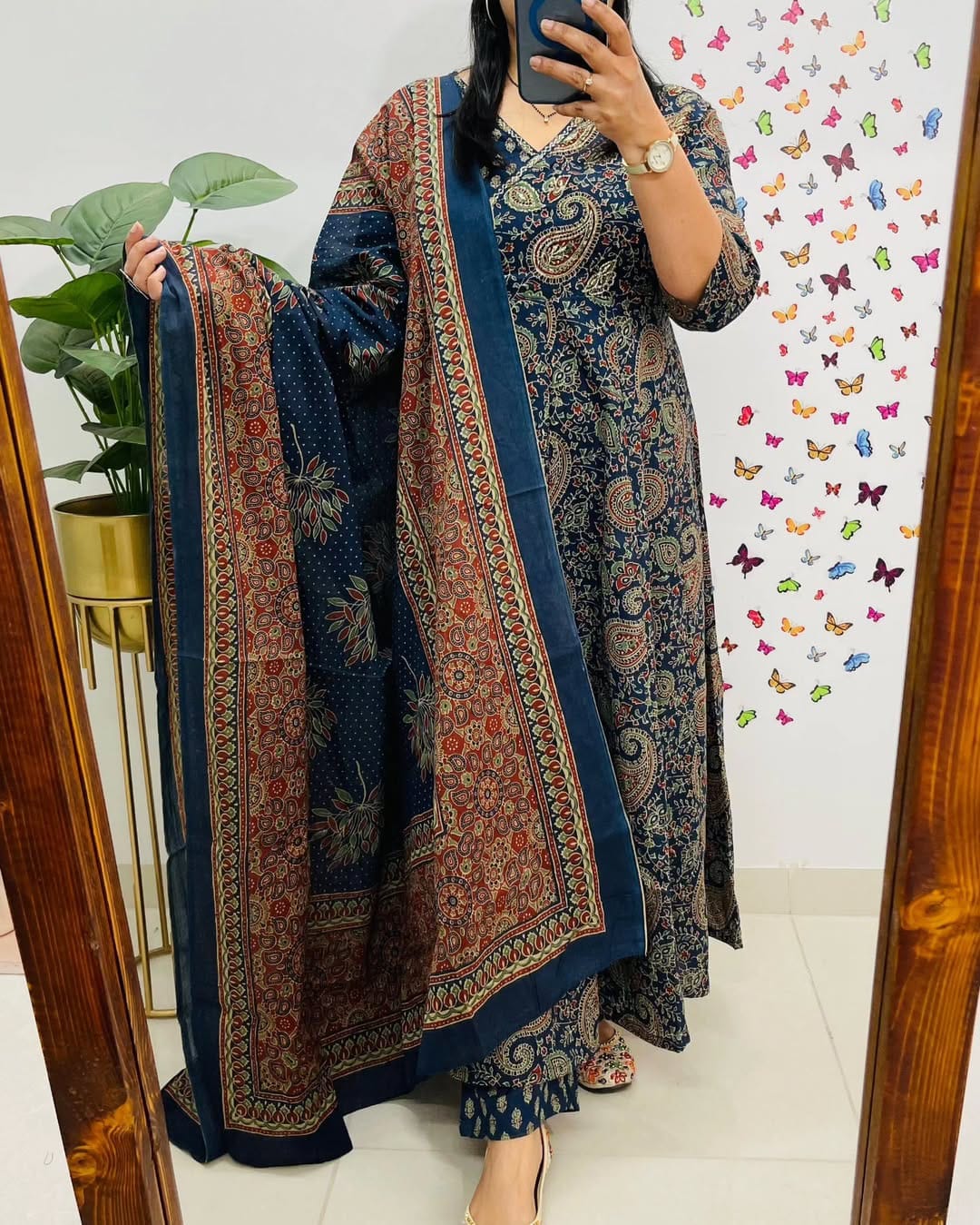 Anarkali Angrakha Kurta Dream Cather